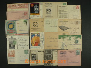 102133 - 1912-45 FIRMY  selection of 17 pcs of correspondence cards w