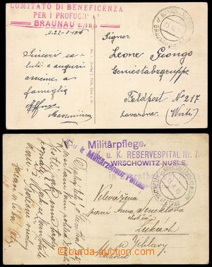 102163 - 1915 Kriegsgefangenenlager Sternthal b. Pettau a razítko Ba