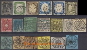 102235 - 1851-60 selection of 19 pcs of classical stamp, it contains 