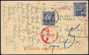 102261 - 1940 postcard (Nanking) with Mi.241, 291, CDS only Chinese, 