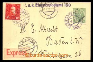 102293 - 1915 K.u.K. ETAPPENPOSTAMT 190/ 8.V.15, doplněno řádkový