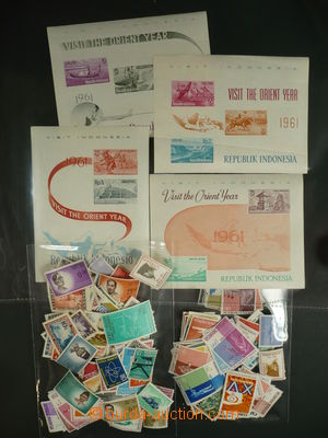 102309 - 1955-65 INDONESIA  sestava volně sypaných známek a arší