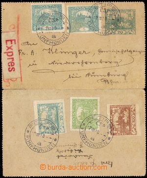 102443 - 1920 CZL1, Hradčany 20h, Viennese print, without margins, s