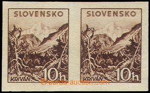 102497 - 1940 Alb.N48, Tatranské I 10h hnědá, 2-páska, nezoubkova