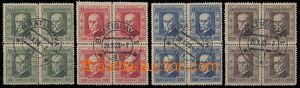 102604 - 1923 Pof.176-179, Jubilejní, kompletní série ve 4-blocíc