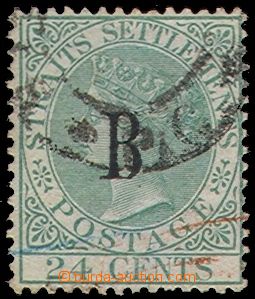 102893 - 1882 BANGKOK  Mi.9, 24c, c.v.. 170€