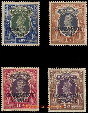 102943 - 1938 Mi.D54-7, George VI. with overprint, cat. only * 1485