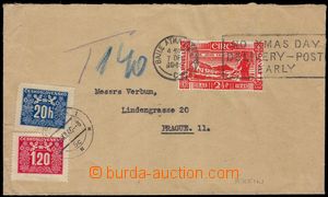 103064 - 1946 IRELAND dopis do ČSR vyfr. zn. Mi.98 s perfinem AC/LD,