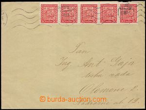 103192 - 1939 letter franked with. forerunner stamp. Pof.250A 5x, MC 