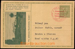 103239 - 1928 CDV37, Znak, zelený přítisk Pro záchranu Kunětick