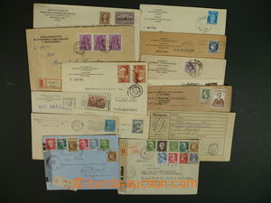 103257 - 1926-49 CONSULATES  selection of 27 pcs of letters from arou