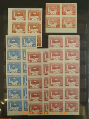 103283 - 1945 ČSR II.  Košické vydání, partie známek, bloky, me
