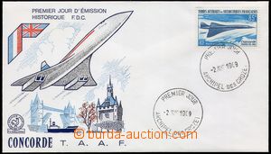 103325 - 1969 FDC s vylepenou zn. emise Concorde, Mi.51, hledané