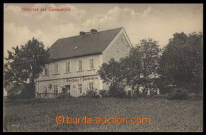 103329 - 1910 KRUPKA (Theresienfeld) - hostinec Bundesheim, lidé; vy