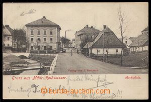 103333 - 1906 ČERVENÁ VODA (Mähr. Rothwasser) - pohled do ulice; v