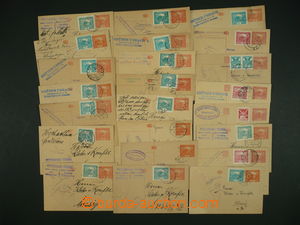 103358 - 1920 CZECHOSLOVAKIA 1918-39  selection of 23 pcs of uprated 