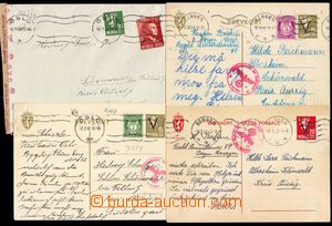 103380 - 1941-42 comp. 4 pcs of entires sent to Sudetenland, 3x CDV w