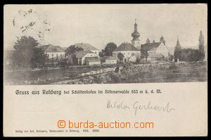 103413 - 1903 SRNÍ (Rehberg) - pohled ke kostelu, vydal Hofmann, DA,