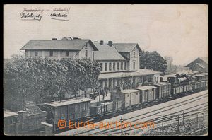 103414 - 1918 POSTOLOPRTY (Postelberg) - nádraží, vlak, vydal Schn
