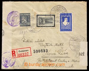 103440 - 1941 Reg letter to Bohemia-Moravia with Mi.149, 237, 238, CD