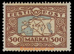 103463 - 1924 Mi.54, Map 300M brown, c.v.. 180€, chip of wood in pa