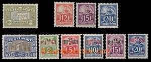 103464 - 1923-28 Mi.40, 57-59, 62, 68-72, comp. 10 pcs of stamps