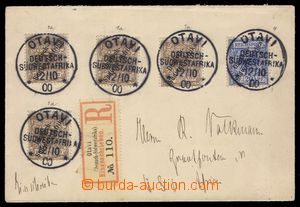 103475 - 1900 GERMAN SOUTH WEST AFRICA  Reg letter with Mi.1a 4x, Mi.