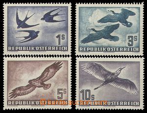 103552 - 1953 Mi.984-987, Ptáci, kompl. série, svěží, kat. 350