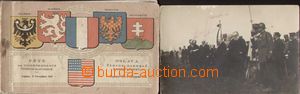 103573 - 1918 CZECHOSLOVAK LEGIONS / FRANCE  postcard and bloček wit