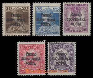 103632 - 1918 Pof.RV148-149, 151, 152-153, Žilina issue (Šrobár's 
