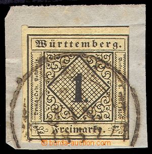 103642 - 1851 Mi.1, numeral value 1 Kr, c.v.. 120€