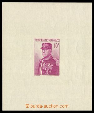 103691 - 1938 miniature sheet Mi.Bl.1 Prince Lewis II. (Mi.163), nice