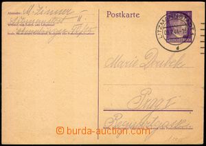 103746 - 1944 GHETTO LITZMANNSTADT   dopisnice zaslána z gheta do Pr