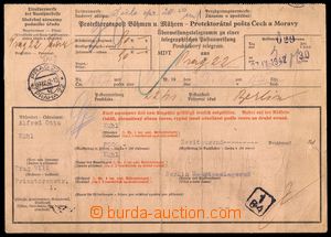 103753 - 1942 COF9 poukázkový telegram, post. blank form for sendin