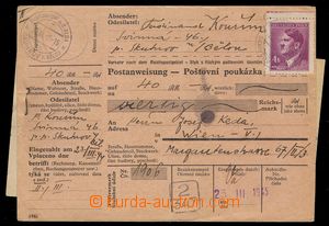 103758 - 1945 poštovní poukázka na 40RM zaslaných do Vídně, vyf