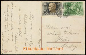 103760 - 1940 TRANSCARPATHIAN UKRAINE  postcard franked with Hungaria