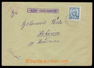 103844 - 1947 postal-agency OLEŠNÁ (SVATÁ DOBROTIVÁ), c.v.. Geb.0