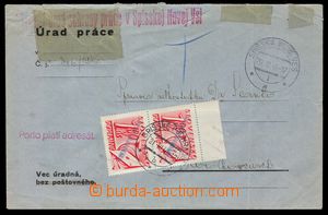 103861 - 1946 unpaid service letter, CDS SPIŠSKÁ NOVÁ VES/ 20.III.