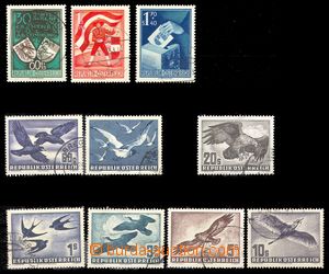 103885 - 1950-53 sestava známek Korutany a Ptáci, Mi.952-954, Mi.95