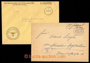 103900 - 1940-42 SS-Feldpost, sestava 2ks dopisů, policejní jednotk