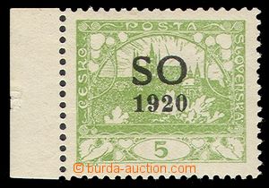 103973 -  Pof.SO(3)N, 5h light green, comb perforation 11¾;, exp