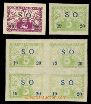 103981 -  Pof.26-27a, Express, black Opt, also with 27 block of four 