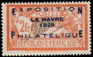104824 - 1929 Mi.239, přetisk Výstava Le Havre, luxusní, signován