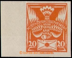 105182 -  Pof.148N II, 20h oranžová, nezoubkovaná krajová známka