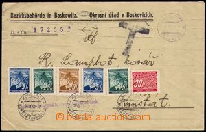 105425 - 1941 nevyplacený úřední dopis, SR BOSKOWITZ/ 9.IX.41, 2-