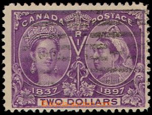 105605 - 1897 Mi.50, hodnota 2$, 60. výročí panování královny V
