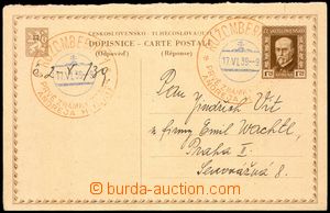 105611 - 1939 předběžná dopisnice CDV34/II., odpovědní část v