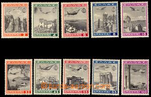 105615 - 1940 Mi.437-446, Airmail, complete set, mint never hinged, c