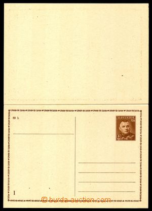 105643 - 1942 CDV12, Double postcard for inland, nice, cat. Földes 6