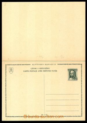 105649 - 1944 CDV14, Dvojitá dopisnice pro blízkou cizinu, varianta